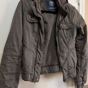 American Eagle Outfitters Charcoal Jacket